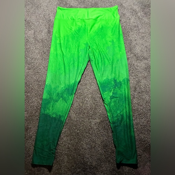 LuLaRoe Pants - Women’s Green Ombre Leggings